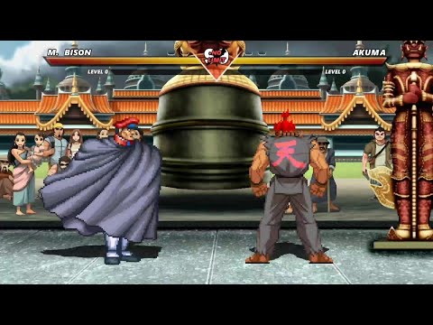 M BISON vs AKUMA - Highest Level Incredible Epic Fight!