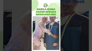 Hadiri di Wisuda Mendiang Eril di ITB, Nabila Ishma Peluk Replika sang Kekasih: Lunas Ya Janji Aku