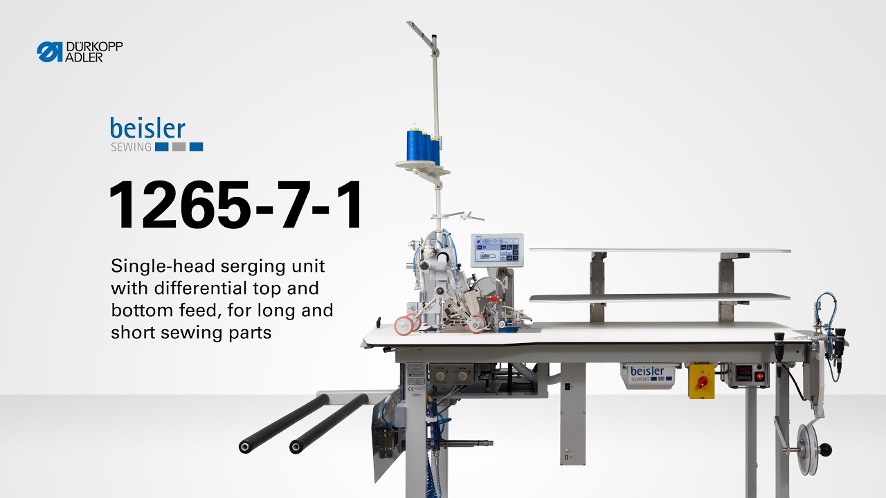 Dürkopp Adler 1265 | Single-head serging unit for long and short sewing pieces