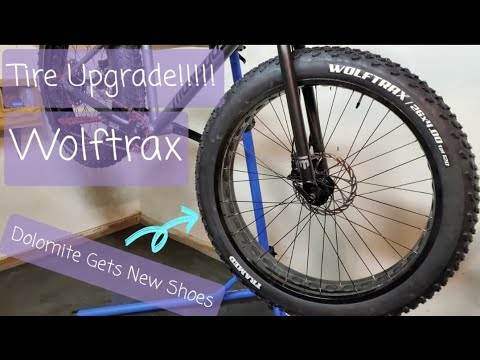 Tire Upgrade for the Mongoose Dolomite ALX - Framed Wolftrax 26 x 4 120Tpi Fat Bike Tires