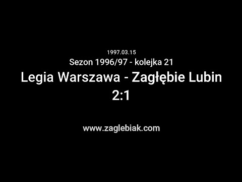 1996/97 - kolejka 21 - Legia Warszawa vs Zagłębie Lubin
