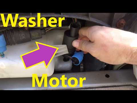 How To Change The Washer Motor On A Smart Car !!!!