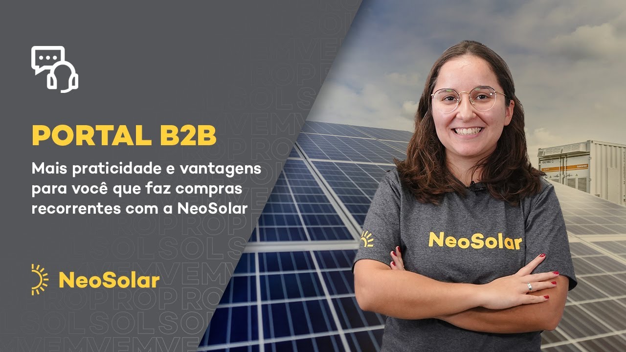 Thumbnail do vídeo: Portal B2B NeoSolar - Apresentação