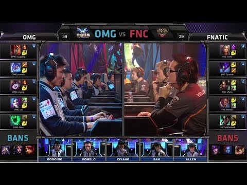 OMG vs Fnatic Game 1 | All-Star 2014 Invitational Group Stage Day 1 | OMG vs FNC
