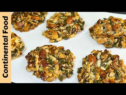 Healthy Nut Bar with Honey without Added Sugar | Nut Bar Recipe with Honey By Continental Food