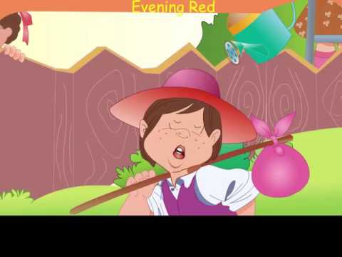 Evening Red || Nursery Rhyme || English ||