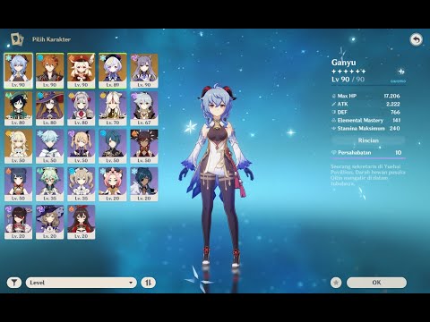 Joki AR tinggi build serapih-rapih nya - Genshin Impact Indonesia