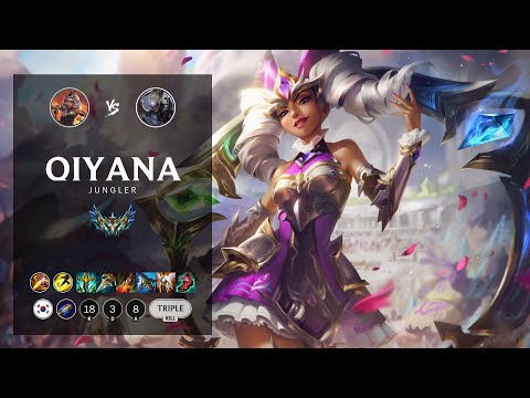 Qiyana Jungle vs Diana - KR Challenger Patch 12.12