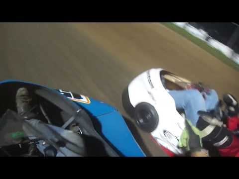 Kenny Naber Helmet Cam Lawrenceburg Motorcycle Speedway 2017 #1