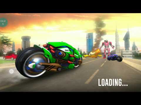 WOW ! Flying US Police Bike Transform Robot Bike Games Gameplay  | GameMade