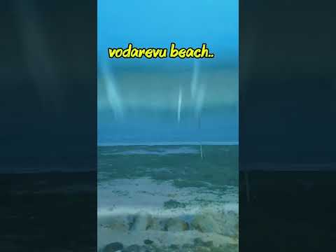 Peaceful Evening at Vodarevu Beach 🌴🚗 #Trending