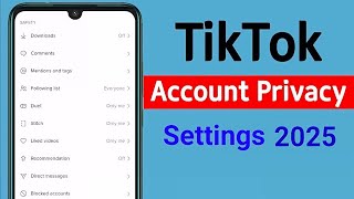 Download lagu How to Tiktok Privacy Settings 2025 mp3