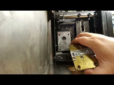 How to open electronic safe with a magnet solenoid with tamper booby trap.