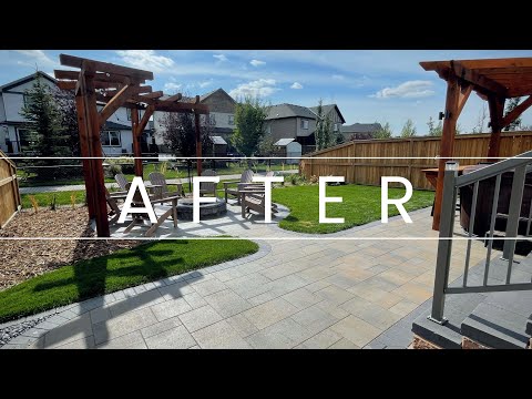 Epic Backyard Makeover Timelapse - Amazing Patio, Pergola and Lighting!