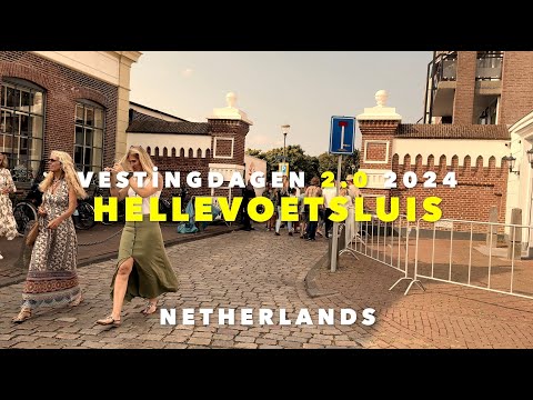 Explore Hellevoetsluis: Vestingdagen 2.0 |2024| in Amazing Scenic Netherlands 4K!