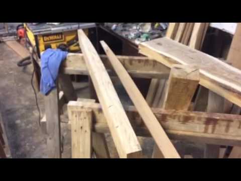 Haven 12 1/2 bedlogs for centerboard trunk - Episode 10