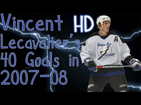 Vincent Lecavalier's 40 Goals in 2007-08 (HD)