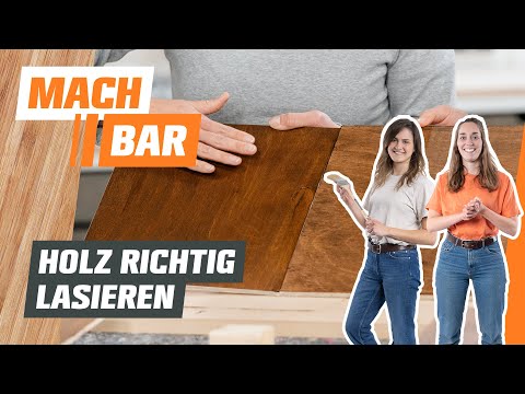 Holz richtig lasieren | OBI