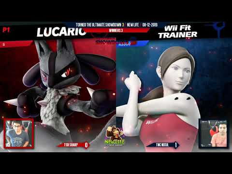 Ultimate Showdown 3 TSB|Sharp (Lucario) VS TNC|Nixul (Wii FIt trainer) Winners round 3