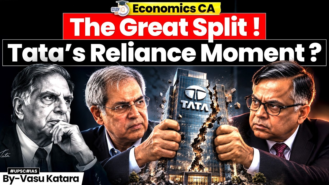 Tata Group in Crisis? | Why is the Tata Empire Facing a Major Clash? | StudyIQ IAS