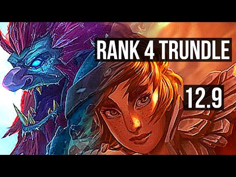 TRUNDLE vs TALIYAH (JNG) | Rank 4 Trundle, 7/2/9 | EUW Challenger | 12.9