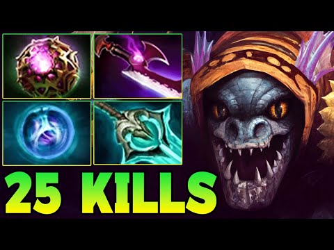 25 Kills Slark Perfect Carry Slark Dota 2! Slark Dota 2 Safelane Gameplay Build Guide 7.39 7.40