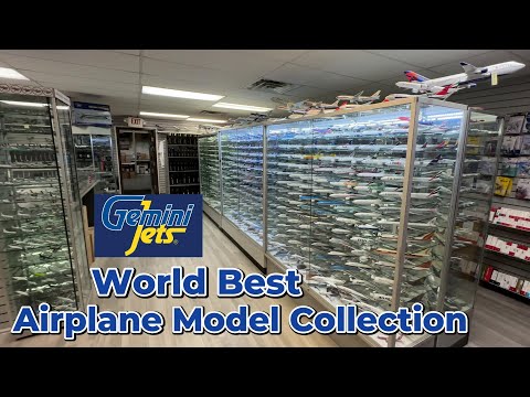 4K - Gemini Jets,  Las Vegas - The World best Airplane Model Shop / Collection, Nevada 🇺🇸