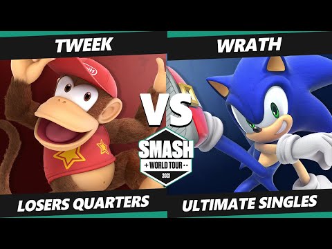 SWT NA East RF Losers Quarters - Tweek (Diddy Kong) Vs. Wrath (Sonic) Smash Ultimate Tournament