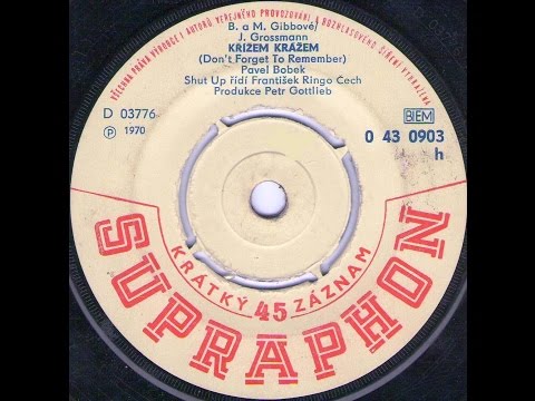KŘÍŽEM KRÁŽEM (P. Bobek) - 1970_Rip singel vinyl