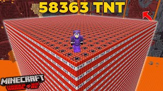 I Blew Up 50,000 TNT For Netherite In Minecraft Hardcore