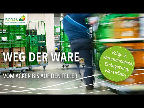 Weg der Ware - Teil 2: Warenannahme, Einlagerung, Warenfluss