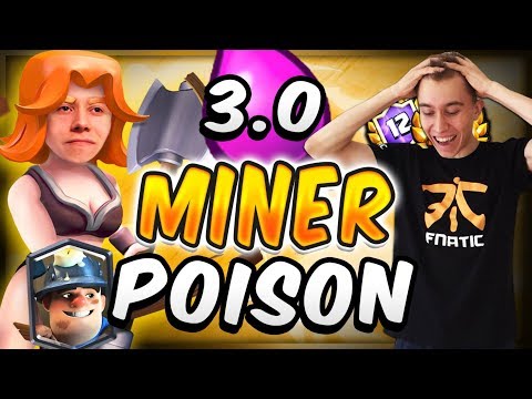 MINER POISON CONTROL IS BACK! 3.0 Miner Cycle Deck — Clash Royale
