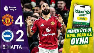 iddaa.com | Manchester United (4-2) Brighton | 9. Hafta MAÇ ÖZETİ | Premier League - 2025/26