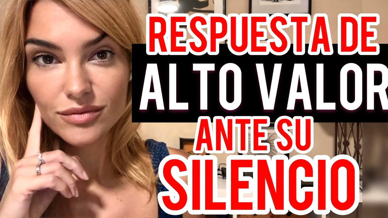 SU SILENCIO ES UNA DECISIÓN CONSCIENTE, POR ELLO DEBES RESPONDER ASÍ