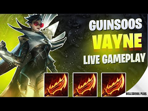 Guinsoo's Rageblade Vayne Is Disgusting...- Wild Rift HellsDevil Plus Gameplay