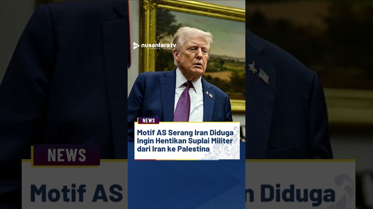 Motif serangan AS diduga i gin henrikan suplai militer ke Palestina