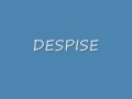 Slipknot-Despise with lyrics 