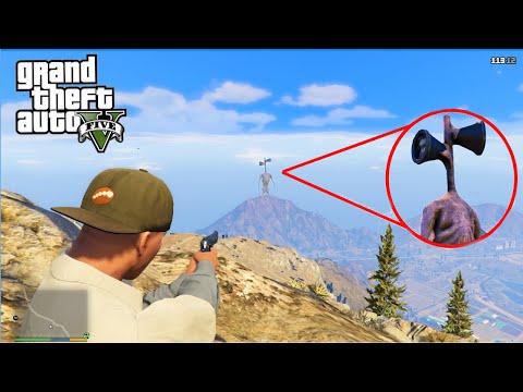 Я Нашел СИРЕНОГОЛОВЫЙ в ГТА 5 / GTA 5 Siren Head