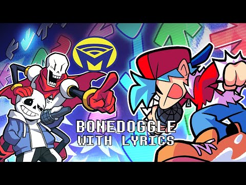 Friday Night Funkin - Indie Cross - Bonedoggle - With Lyrics ft. @DarbyCupit and @Stelyost