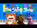CBeebies The Shiny Show Theme Song Slow Easy Medium Piano Tutorial 4K