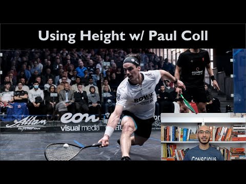 PSA Squash 2022 Coaching Lesson: Using Height Like Paul Coll