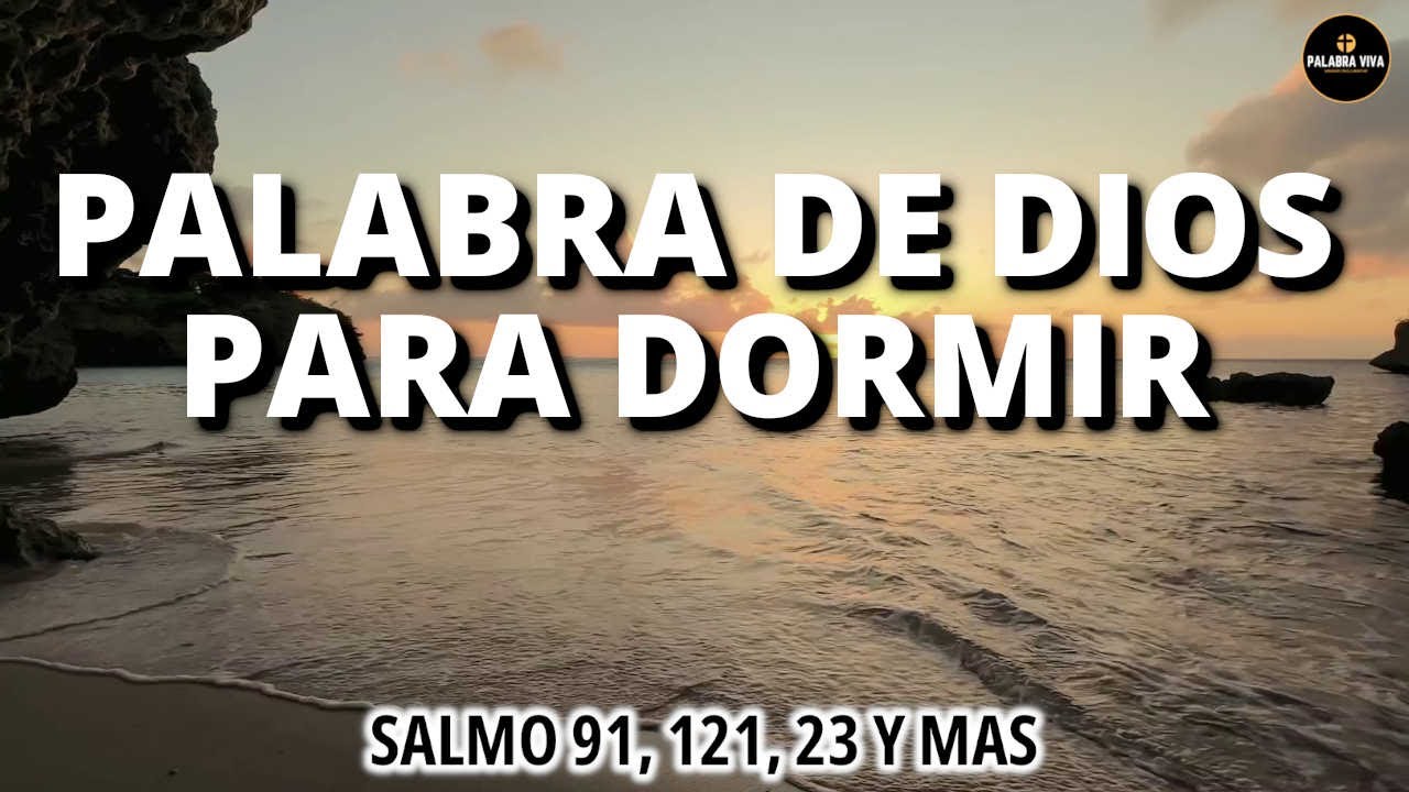 Duerme con la palabra de Dios | Bíblicos para Dormir | Salmo 91, 121, 23 | Sonidos del Oceano