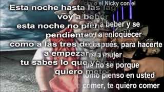 Nicky Jam Ft  Ñejo   Voy A Beber Official Remix Letra
