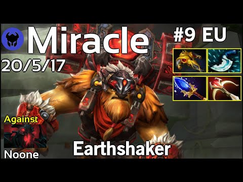 Miracle [Liquid] plays Earthshaker!!! Dota 2 7.22