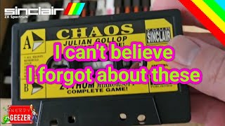 I forgot I had these ZX Spectrum