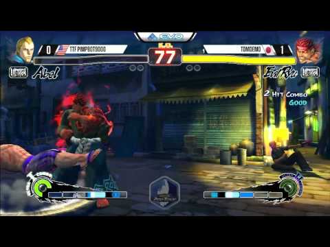 TTF Pimpbot9000 (Abel) vs Tomdemo (Evil Ryu) - EVO 2015 USF4 Pools - 720p/60fps