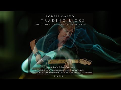 ROBBIE CALVO - TRADING LICKS PACK 1 - A MIXOLYDIAN & A9 ARPEGGIOS - DEMO