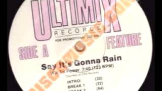 Say It's Gonna Rain (Ultimix) - Will to Power