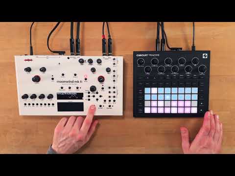 Jomox Moonwind mkII Demo (no talking) with Novation Circuit Tracks