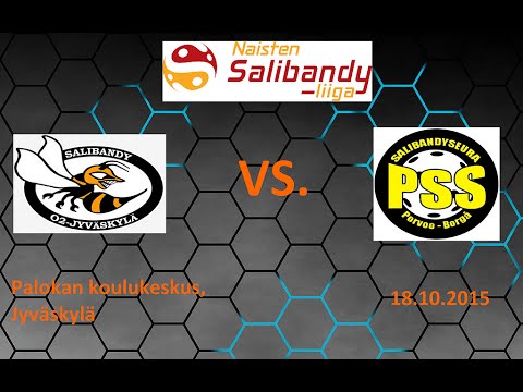 Naisten salibandyliiga: O2-Jkl - PSS (18.10.2015)
